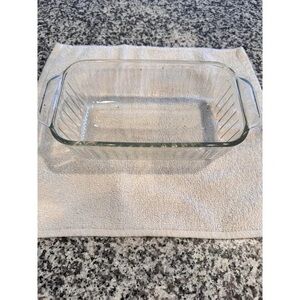 Pyrex Clear Glass Vanity Tray